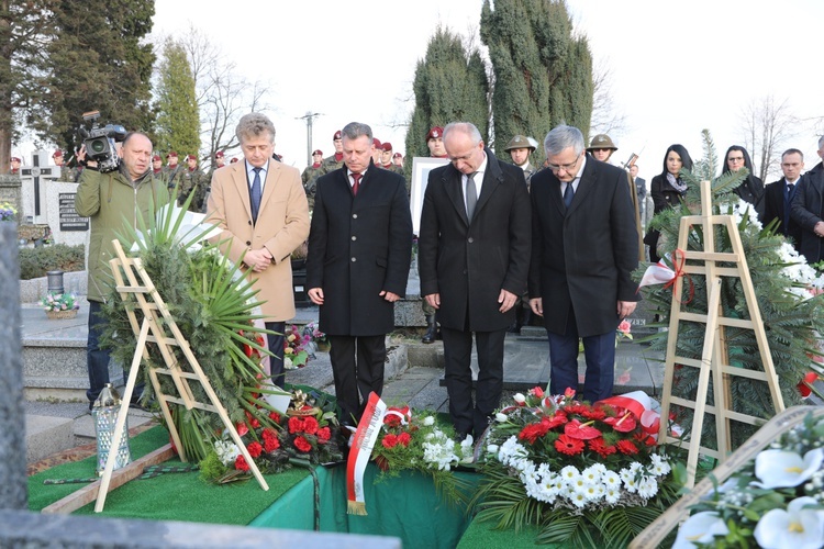 Pogrzeb plut. Jana Kwiczali "Emila" w Czechowicach-Dziedzicach