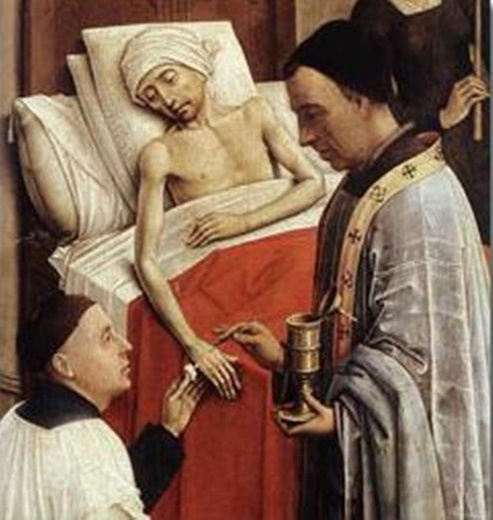 Rogier van der Weyden, Namaszczenie chorych