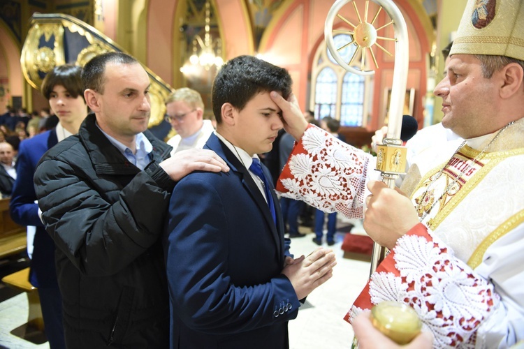 Bierzmowanie u św. Kazimierza w Nowym Sączu