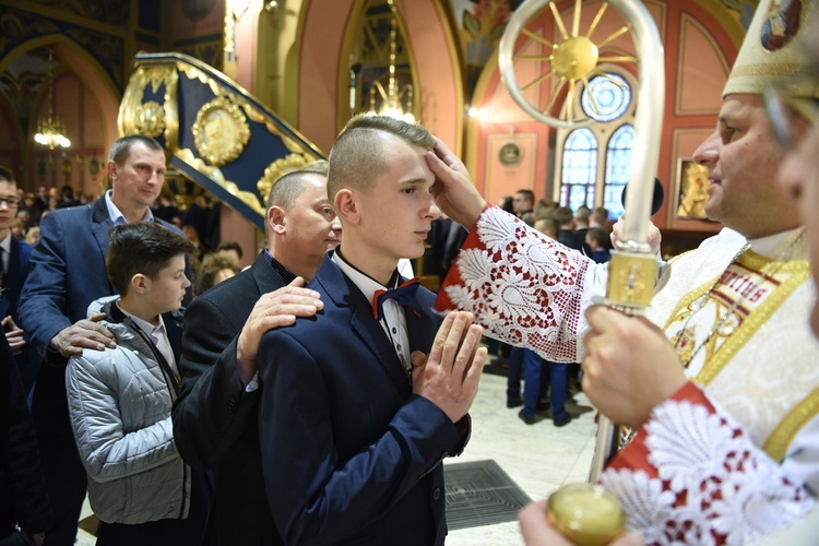 Bierzmowanie u św. Kazimierza w Nowym Sączu