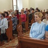 Uczestnicy podczas konferencji w kaplicy klasztornej.
