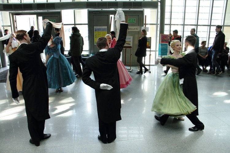 Balet "Cracovia Danza" w Bibliotece Jagiellońskiej.