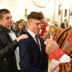 Bierzmowanie w Łososinie Dolnej