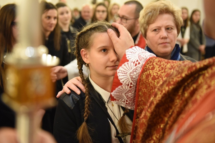 Bierzmowanie w Łososinie Dolnej