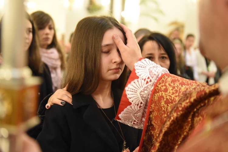 Bierzmowanie w Łososinie Dolnej