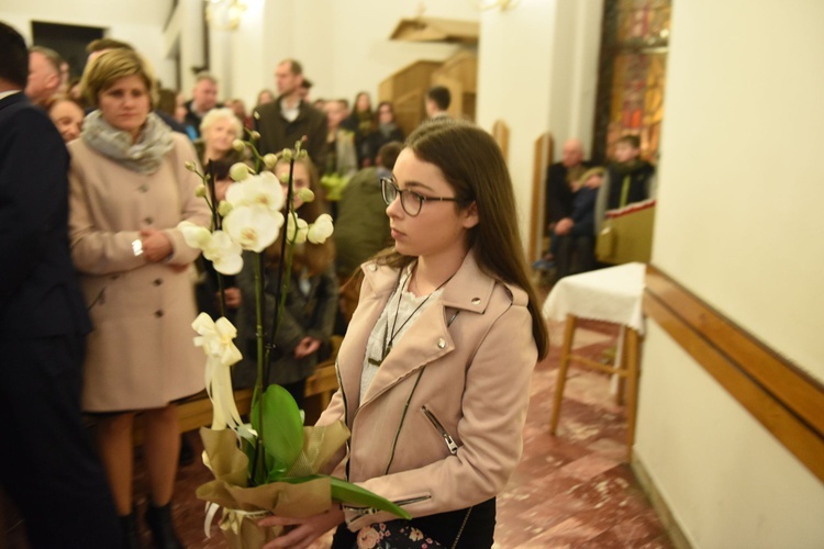 Bierzmowanie w Łososinie Dolnej