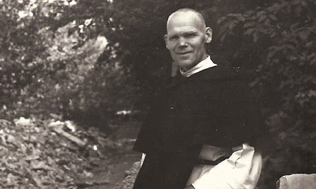 Brat Gwala Walenty Torbiński, skromny dominikanin, który bez skargi przyjmował spowodowane chorobą cierpienie.