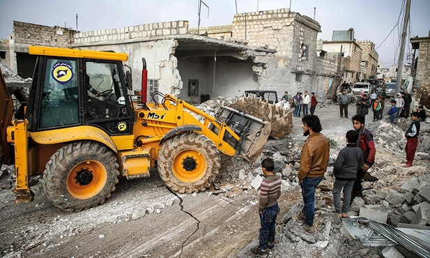 W Aleppo działania wojenne ustały. Miasto zaczyna podnosić się z ruin.