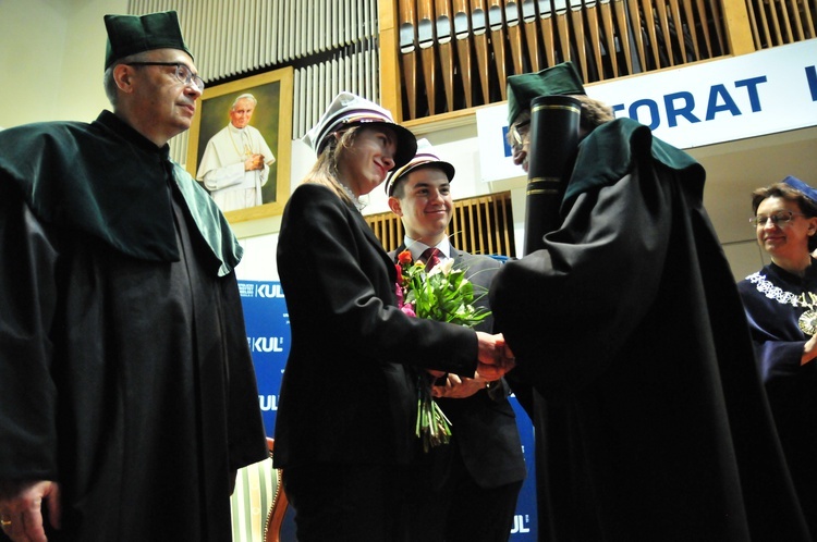 Uroczystość nadania tytułu doktora honoris causa KUL prof. A. Jamesowi McAdamsowi