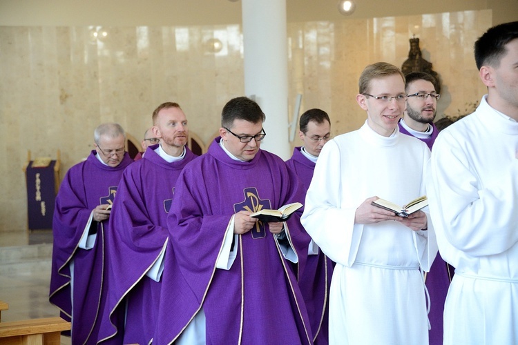 Rekolekcje powołaniowe w seminarium duchownym.