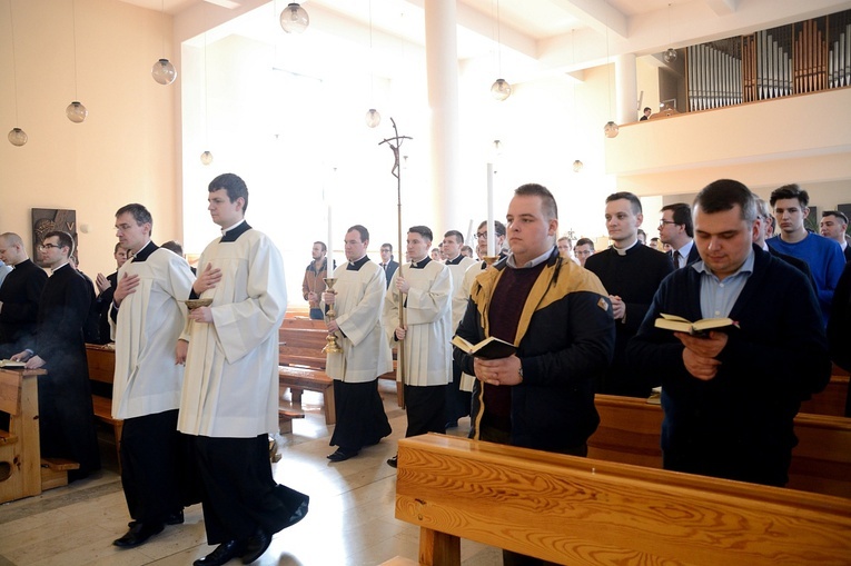Rekolekcje powołaniowe w seminarium duchownym.