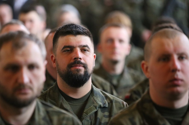 Żołnierska Msza św. w Ostrowcu Świętokrzyskim.