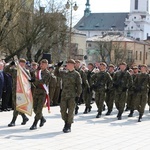 Przysięga terytorialsów na ostrowieckim Rynku