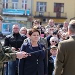 Przysięga terytorialsów na ostrowieckim Rynku