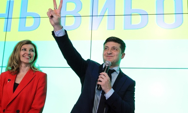 Ukraina: Zełenski wygrywa I turę wyborów prezydenckich