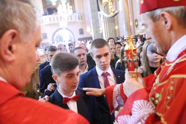 Bierzmowanie w Ryglicach