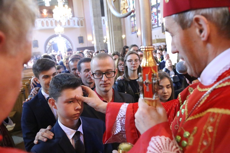 Bierzmowanie w Ryglicach