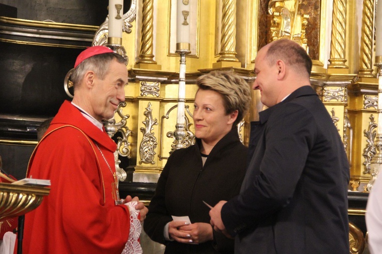 Bierzmowanie w kościele św. Jakuba w Tuchowie