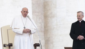 Franciszek podczas audiencji generalnej