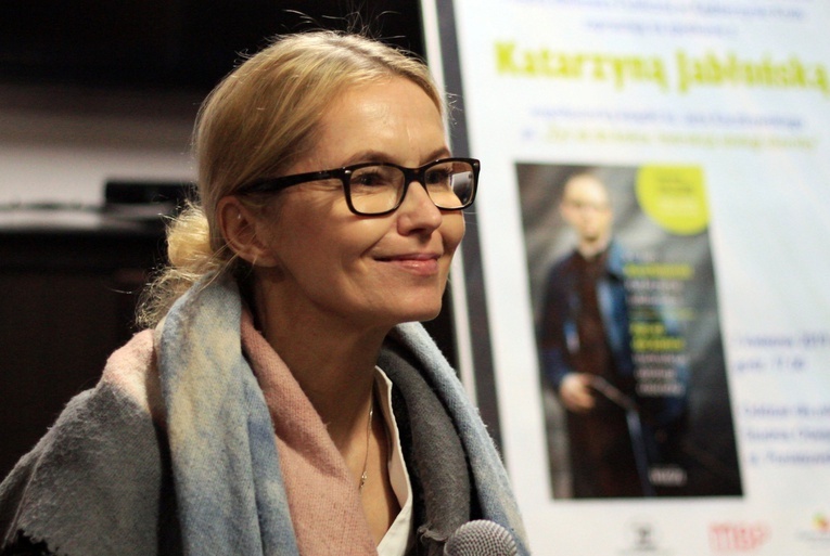 Spotkanie z red. Katarzyną Jabłońską na temat ks. Jana Kaczkowskiego.