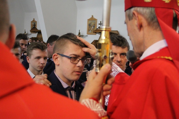 Bierzmowanie w Jodłowniku