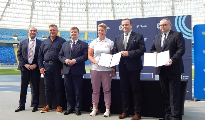 Anita Włodarczyk będzie promować Stadion Śląski