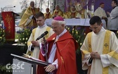 Msza papieska na wałbrzyskim stadionie