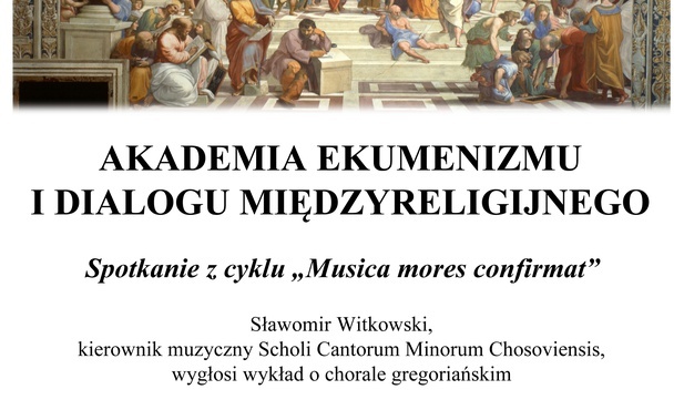 Wykład Sławomira Witkowskiego o chorale gregoriańskim, Katowice, 11 kwietnia