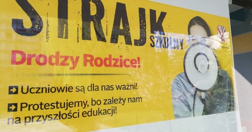 Woj. śląskie: rozpoczął się strajk nauczycieli.