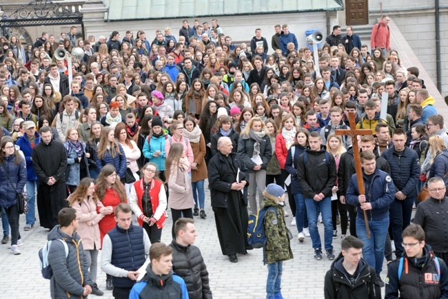 Pielgrzymka maturzystów na Jasną Górę