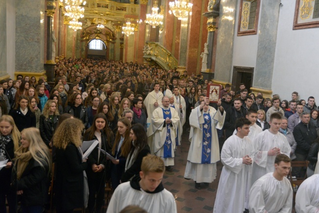 Pielgrzymka maturzystów na Jasną Górę