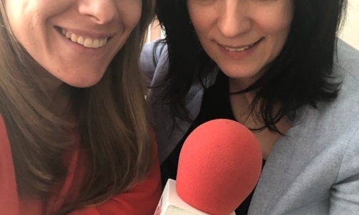 Dorota Wolska i Dominika Szczawińska