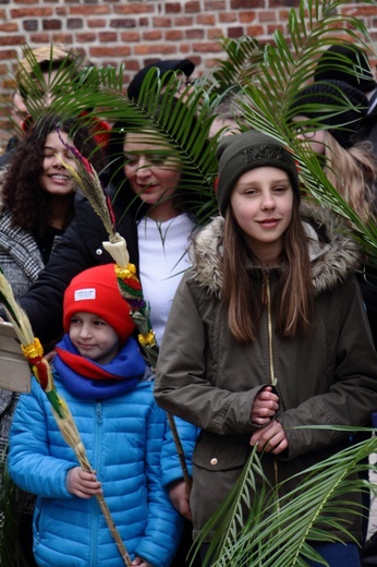 Niedziela Palmowa z udziałem młodzieży w Krakowie 2019