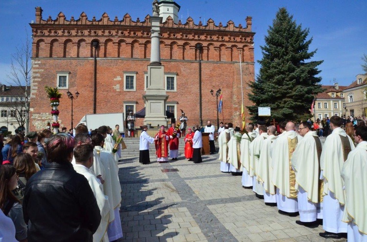 Niedziela Palmowa młodych w Sandomierzu 