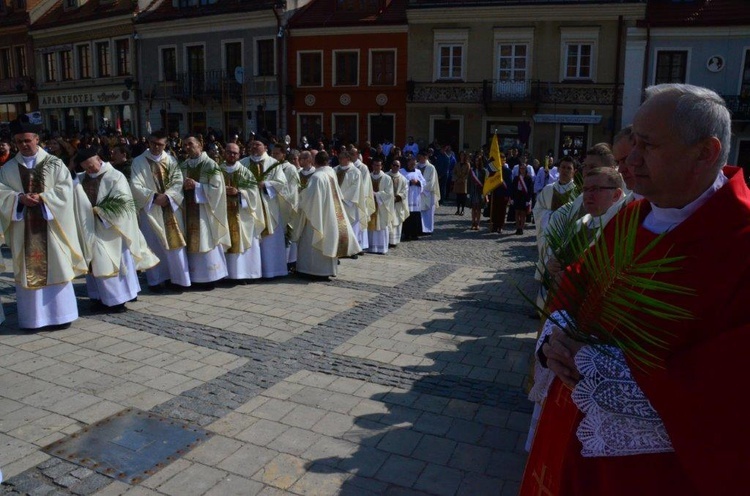 Niedziela Palmowa młodych w Sandomierzu 