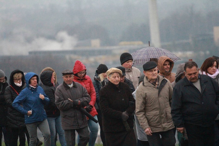 Poświęcenie krzyża w Biegonicach