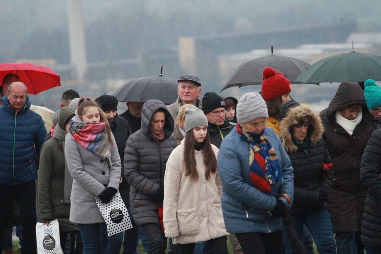 Poświęcenie krzyża w Biegonicach