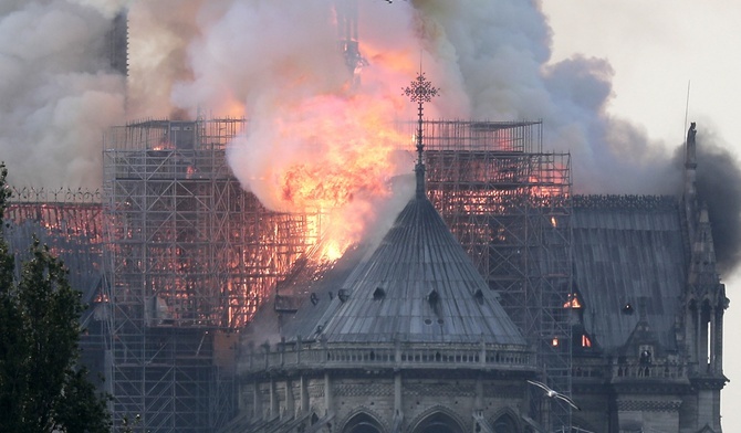 Płonie katedra Notre Dame