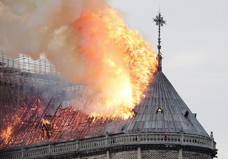 Notre Dame: Symbol francuskiego Kościoła w ogniu