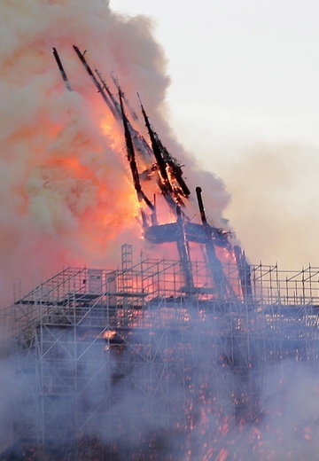 Notre Dame: Symbol francuskiego Kościoła w ogniu