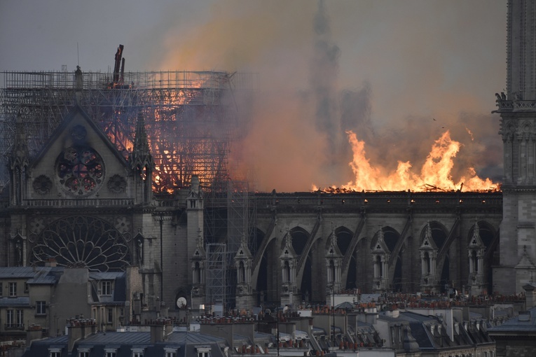 Notre Dame: Symbol francuskiego Kościoła w ogniu