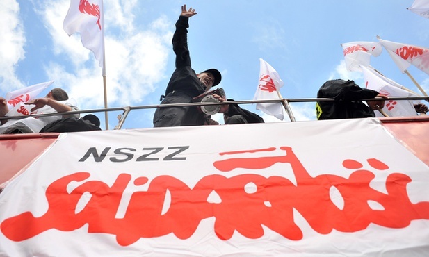 Logo Solidarności nie dla ECS