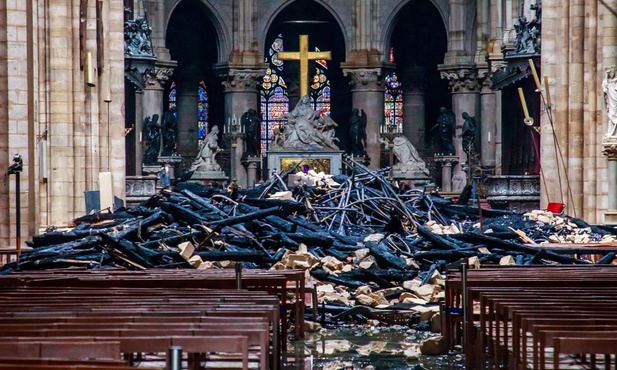 Arcybiskup Wilna: Pożar Notre Dame przypomina Europie o chrześcijańskich korzeniach