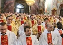 Msza Krzyżma zgromadziła kapłanów z całej archidiecezji.