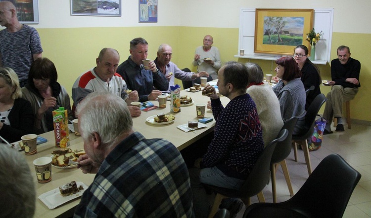 Krzyż Nadziei w schronisku dla bezdomnych w Bielsku-Białej