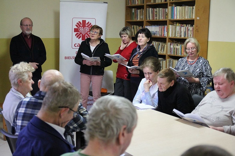 Krzyż Nadziei w schronisku dla bezdomnych w Bielsku-Białej