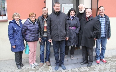 Krzyż Nadziei w schronisku dla bezdomnych w Bielsku-Białej