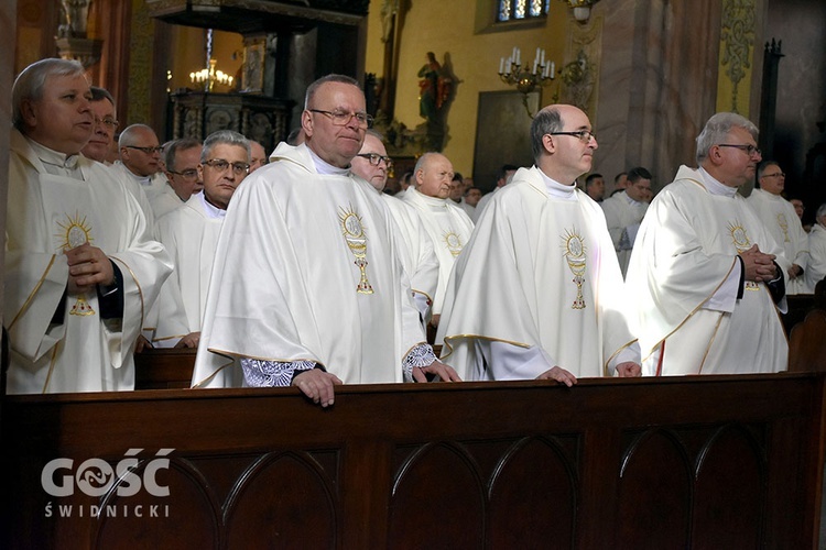 Msza Krzyżma Świętego w świdnickiej katedrze