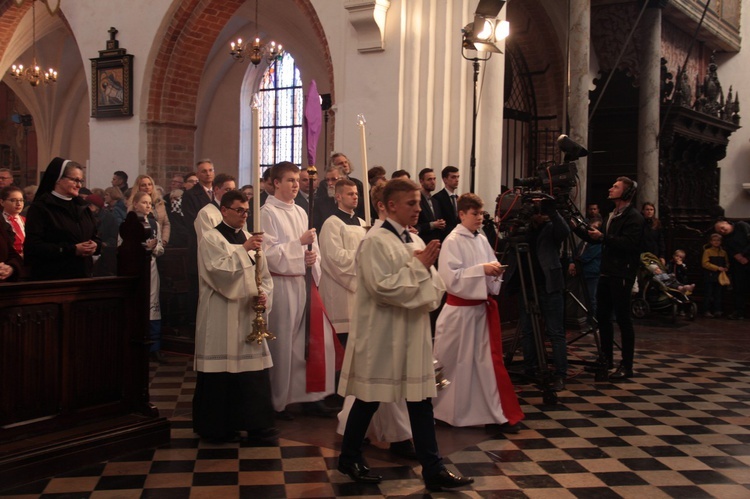 Wielki Czwartek. Msza Wieczerzy Pańskiej w Gdańsku-Oliwie