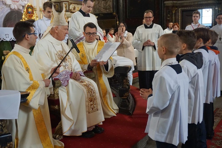 Wielki Czwartek. Msza Wieczerzy Pańskiej w świdnickiej katedrze